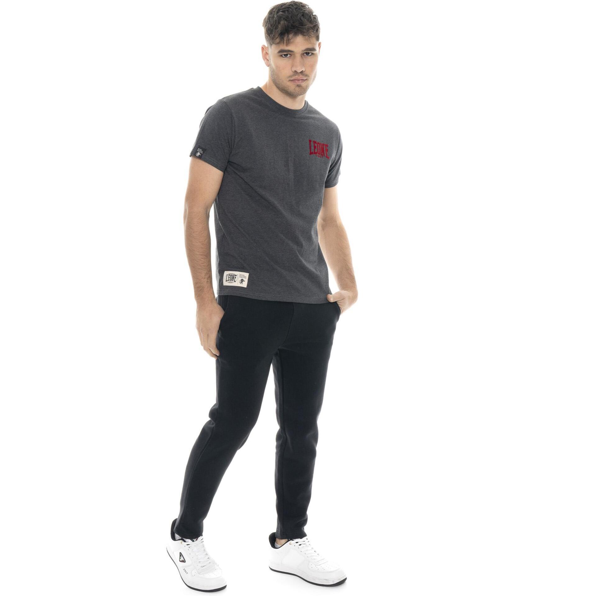 T-shirt uomo a manica corta in cotone, stampa Leone 1947 Graphics