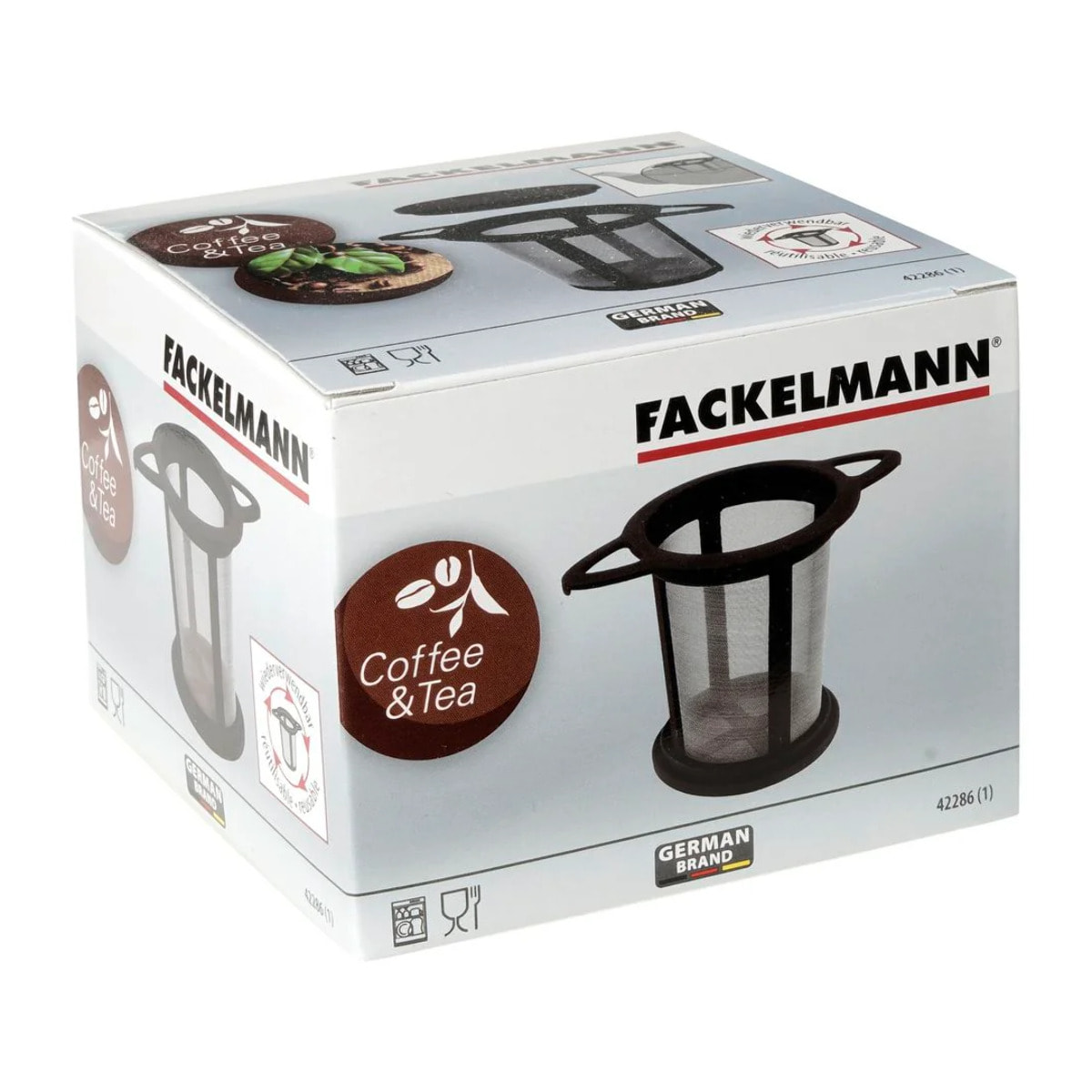 Filtre à thé réemployable pour théière et tasse à thé Fackelmann