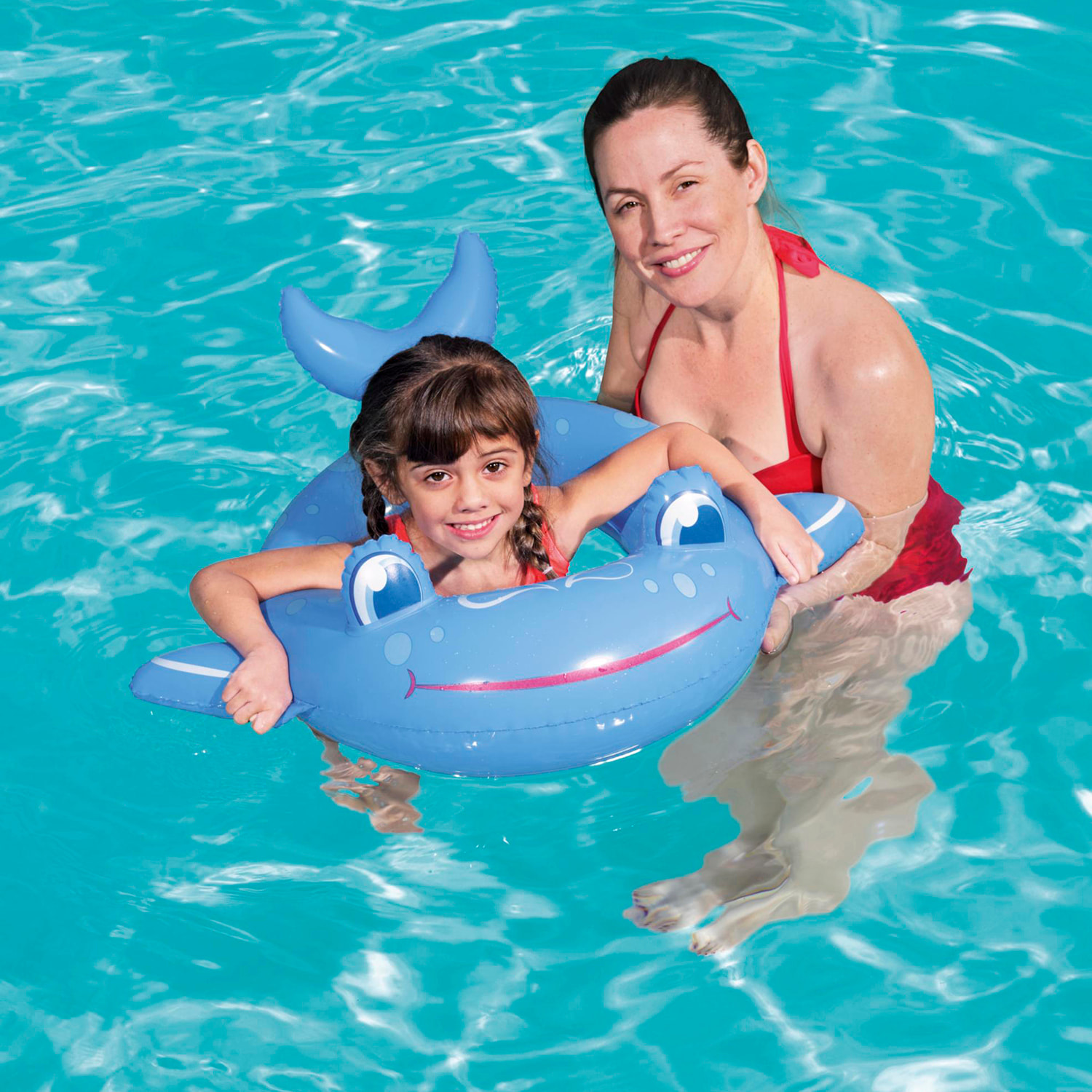 Galleggiante animale unicorno Bestway 79x58 cm - balena 84x71 cm - pappagallo 84x76 cm.