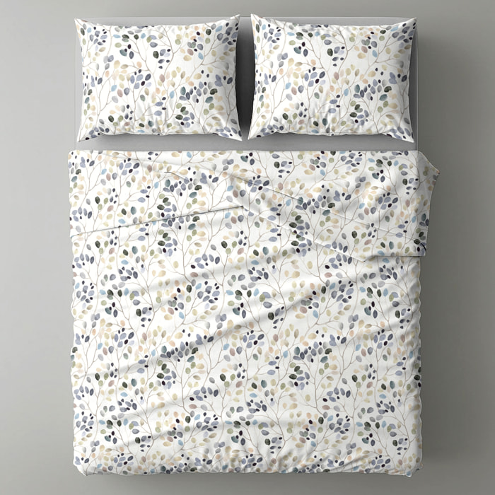 UNO CASA DESIGN Completo Letto In Puro Cotone Accesa