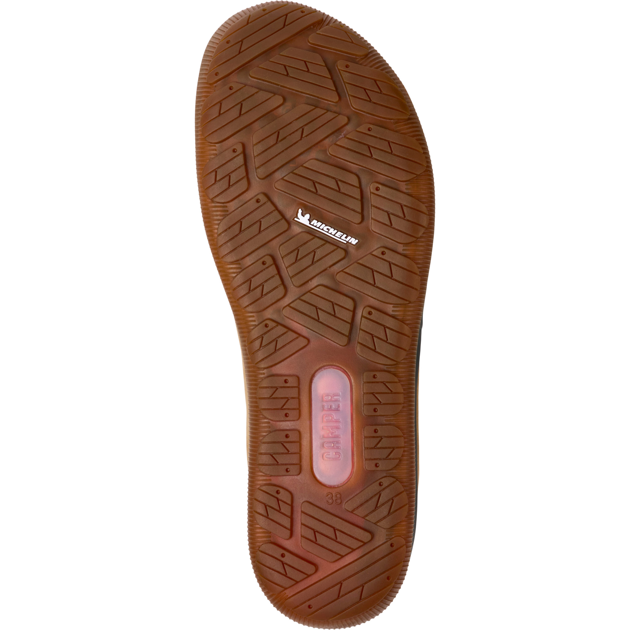 Botines - CAMPER Peu Pista GM - Marron - Cuero Nubuck