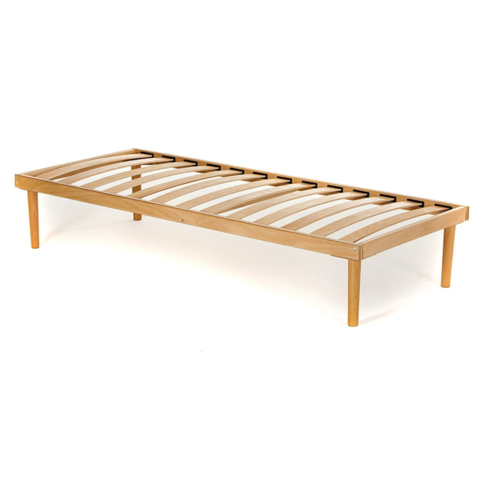 Rete a doghe in faggio mod. Flexy mis. 80x190 con doghe in legno di faggio