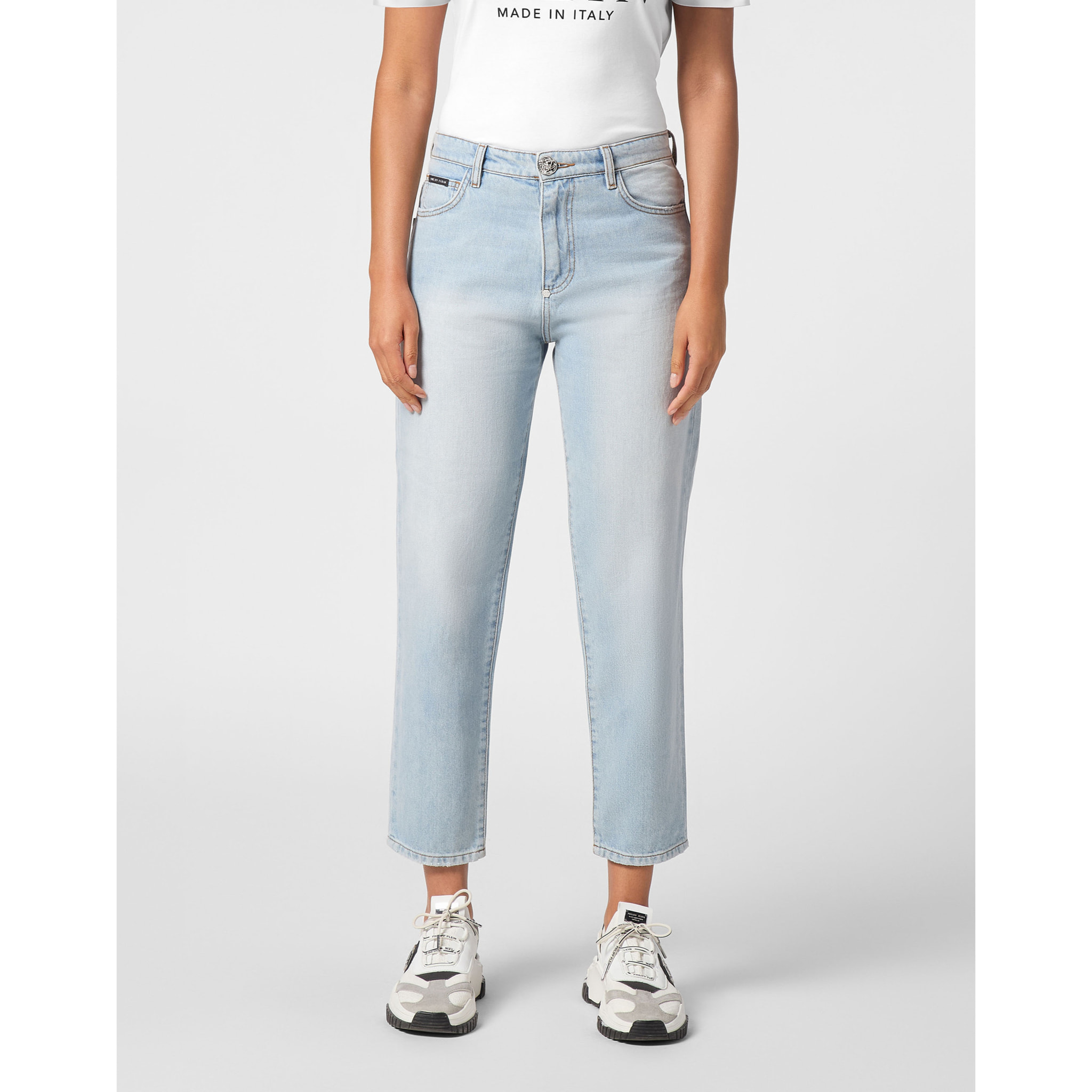 PHILIPP PLEIN Jeans Mom Fit HEXAGON