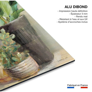 Tableau fleurs jardin d'intérieur  Tableau alu Dibond