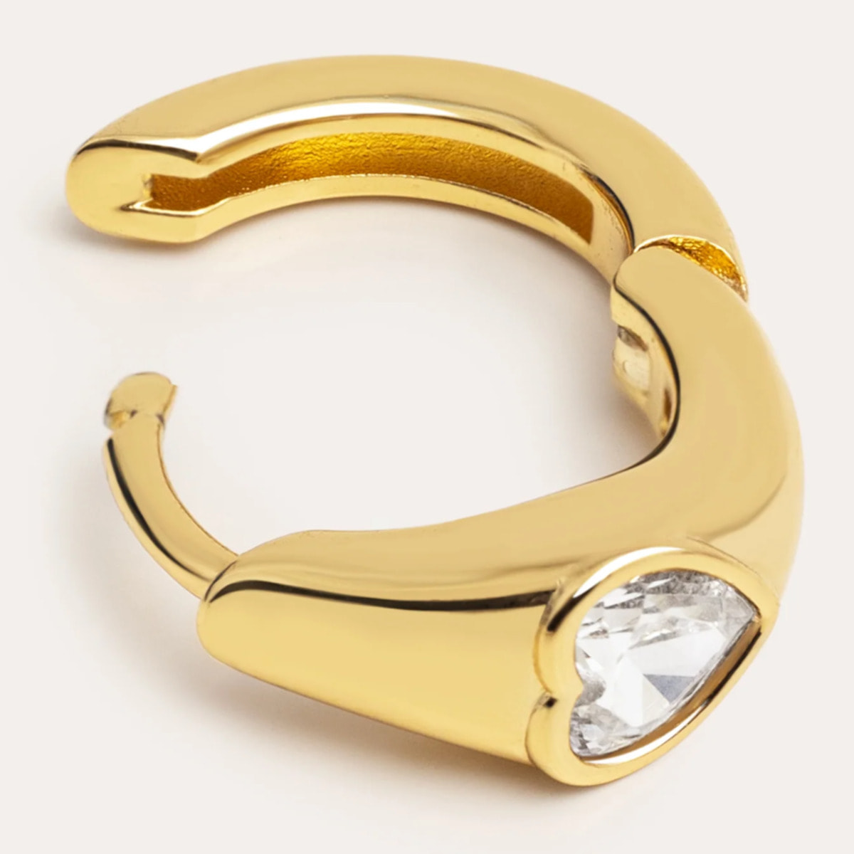 Orecchino Heart Placcato Oro