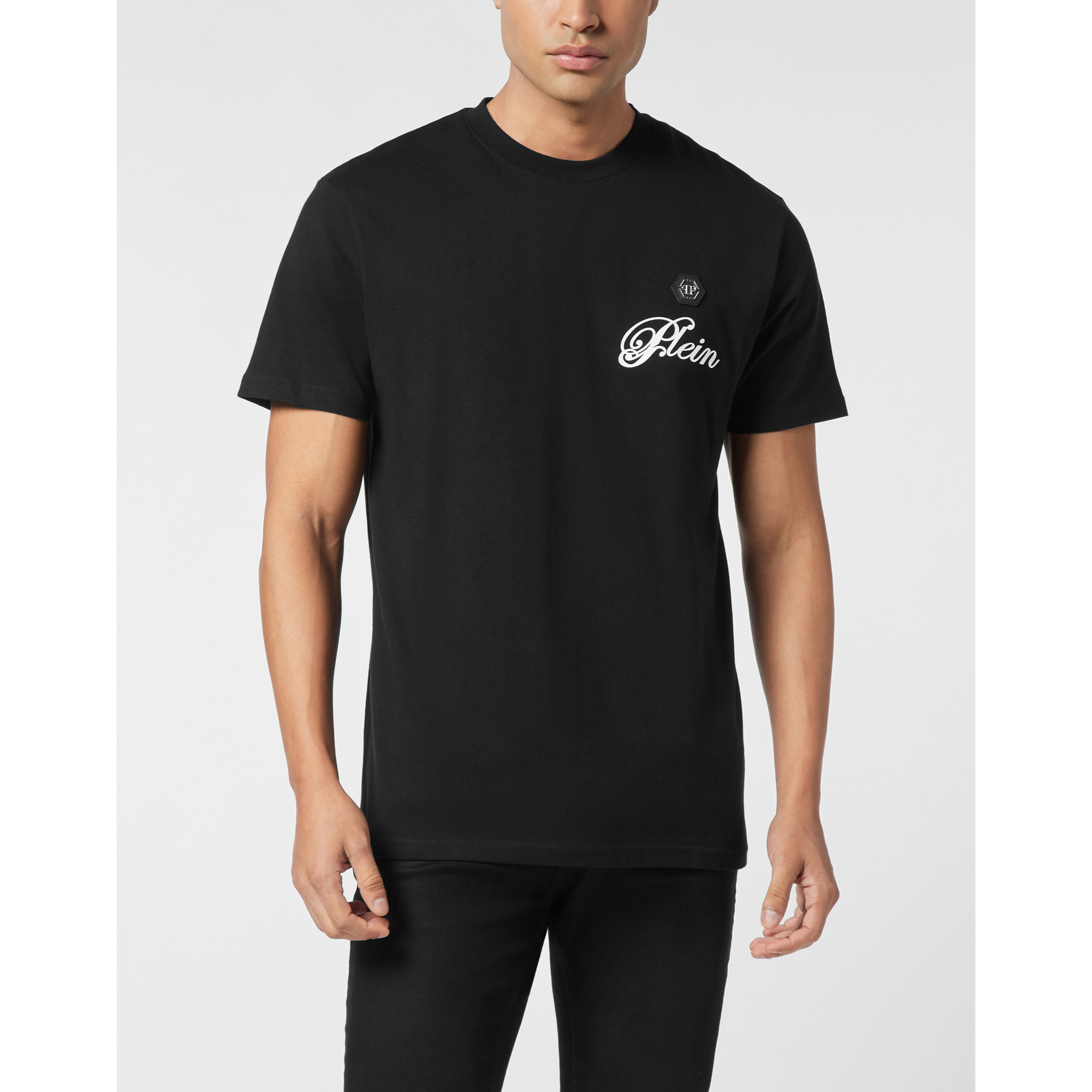 PHILIPP PLEIN T-Shirt Round Neck Ss SIGNATURE