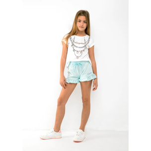 Camiseta Collares Blanco