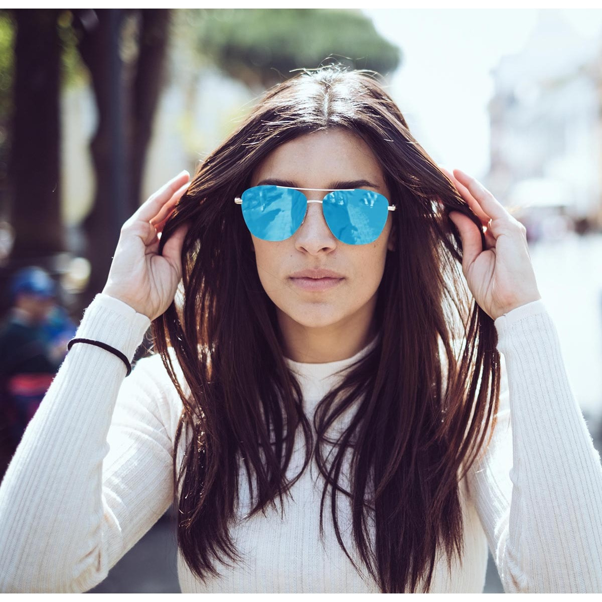 GAFAS DE SOL SUNPERS SAN FRANCISCO AVIATOR de color Azul