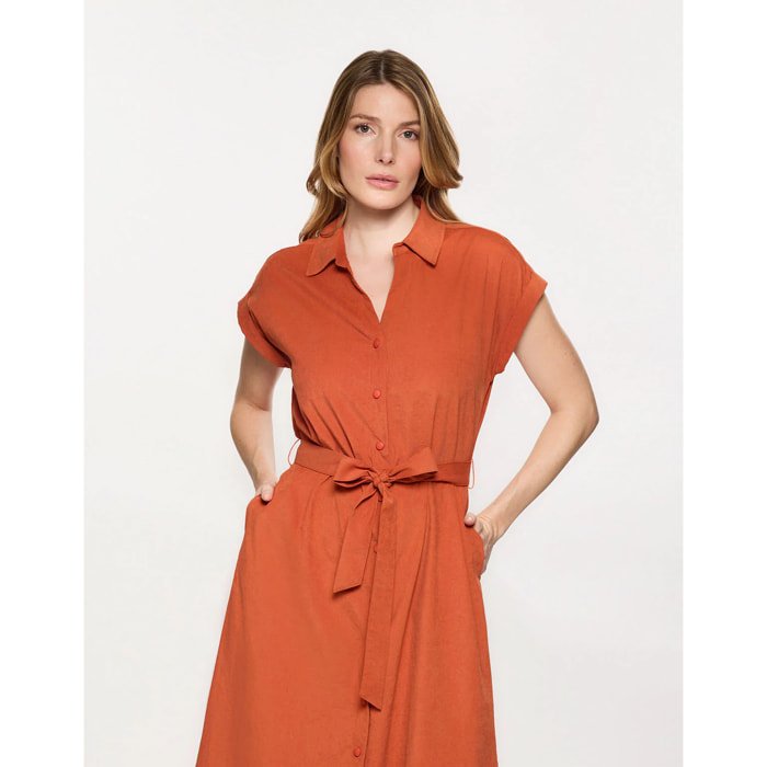 Vestido Midi Naranja - Veronique II