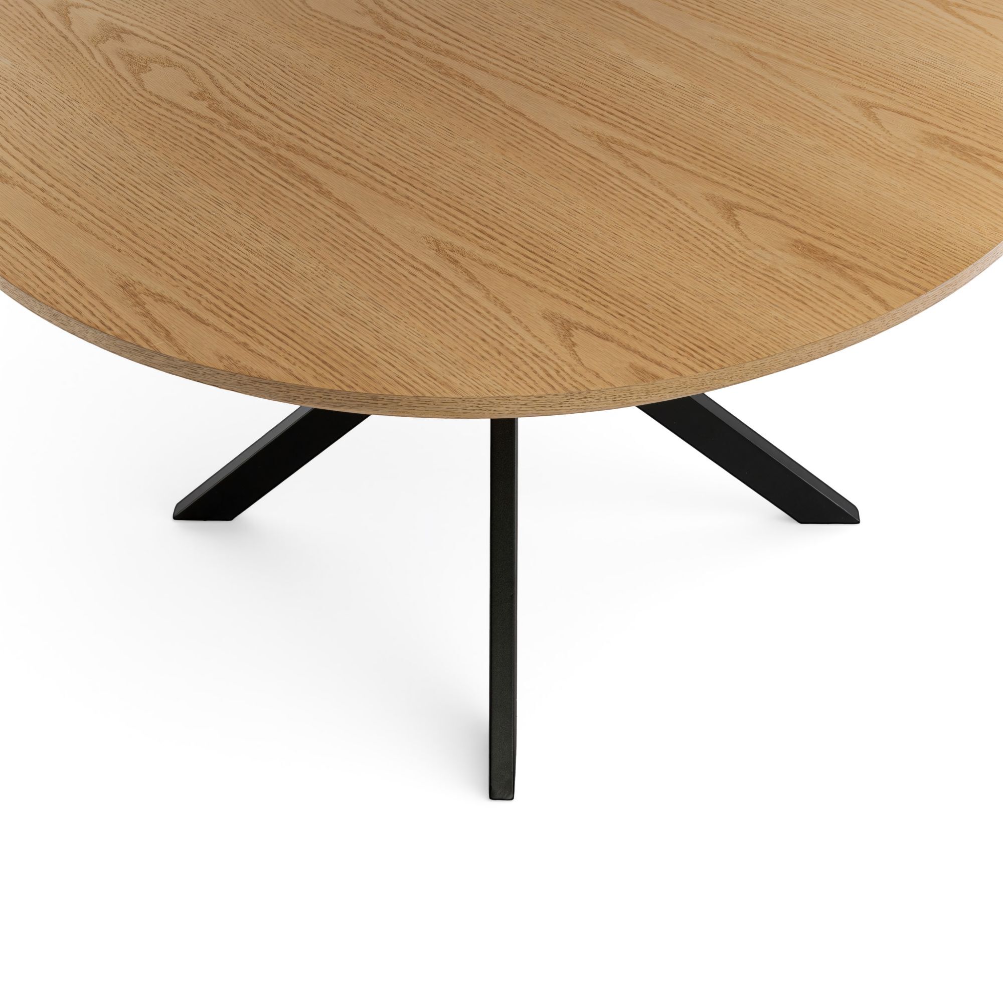 Tavolo rotondo GIRAGLIA in mdf finitura rovere