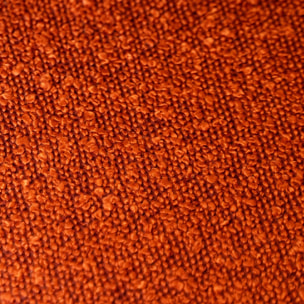 Fauteuil en cannage et tissu bouclé - MANI