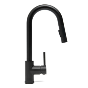 Mitigeur d'évier SAT bras articulé noir mat SATBSD289KC