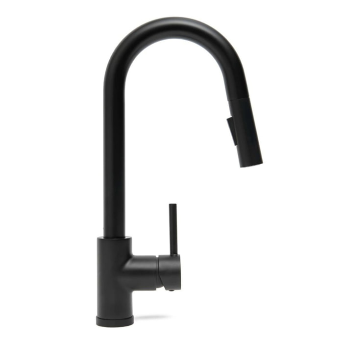 Mitigeur d'évier SAT bras articulé noir mat SATBSD289KC