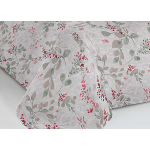 Copriletto Piquet 100% Cotone Linea Sofia Vittoria Rosso