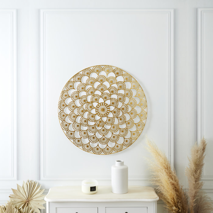 Deco Murale Metal Ajoure D70cm
