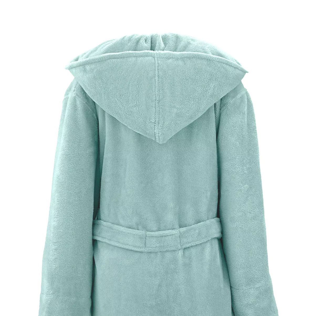 Peignoir coton mélangé 300 g/m² uni bleu Teddy glacier