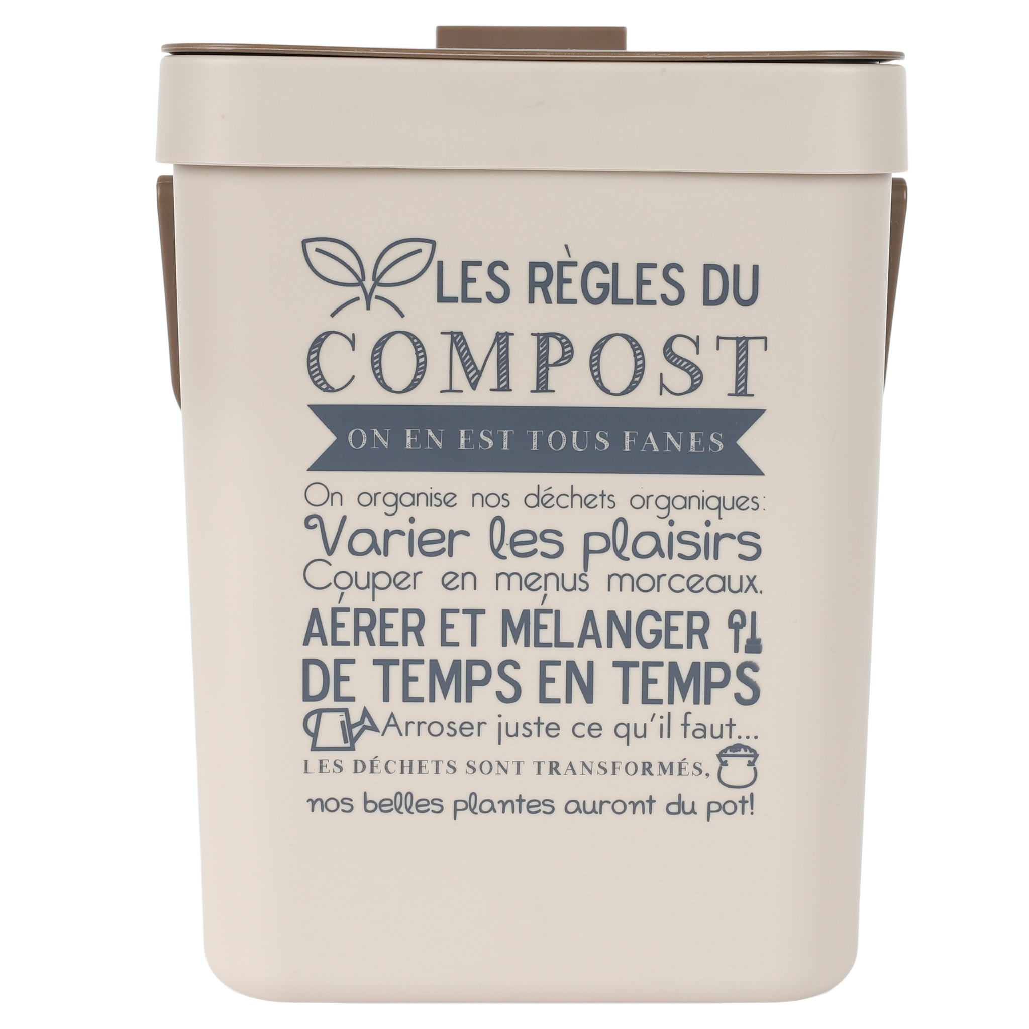 Poubelle A Compost En Plastique Avec Accroche