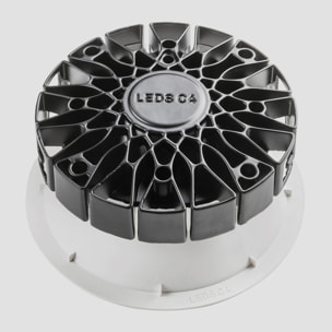 LEDS C4 Downlight Veo Ø110Mm 8.6W Blanco Neutro - 4000K Cri 82 67.1º On-Off Blanco Ip5