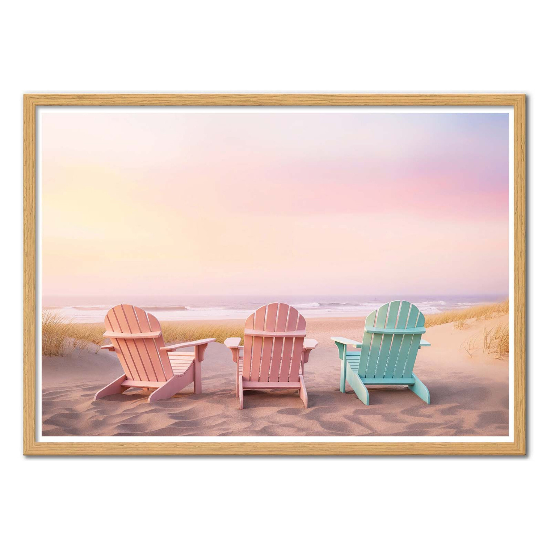Affiche - California Pastel Beach - Philippe Hugonnard
