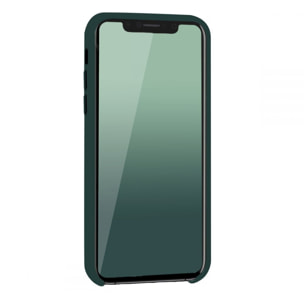 Coque iPhone 11 Pro silicone liquide Vert forêt