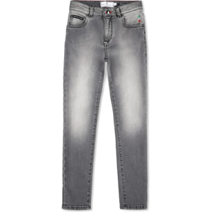 PHILIPP PLEIN Denim Trousers HEXAGON
