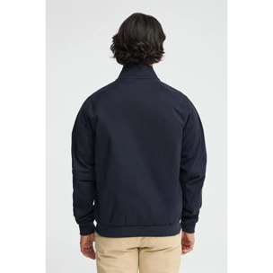 Giacca Harrington Bowery blu marino con ricamo Polo Club