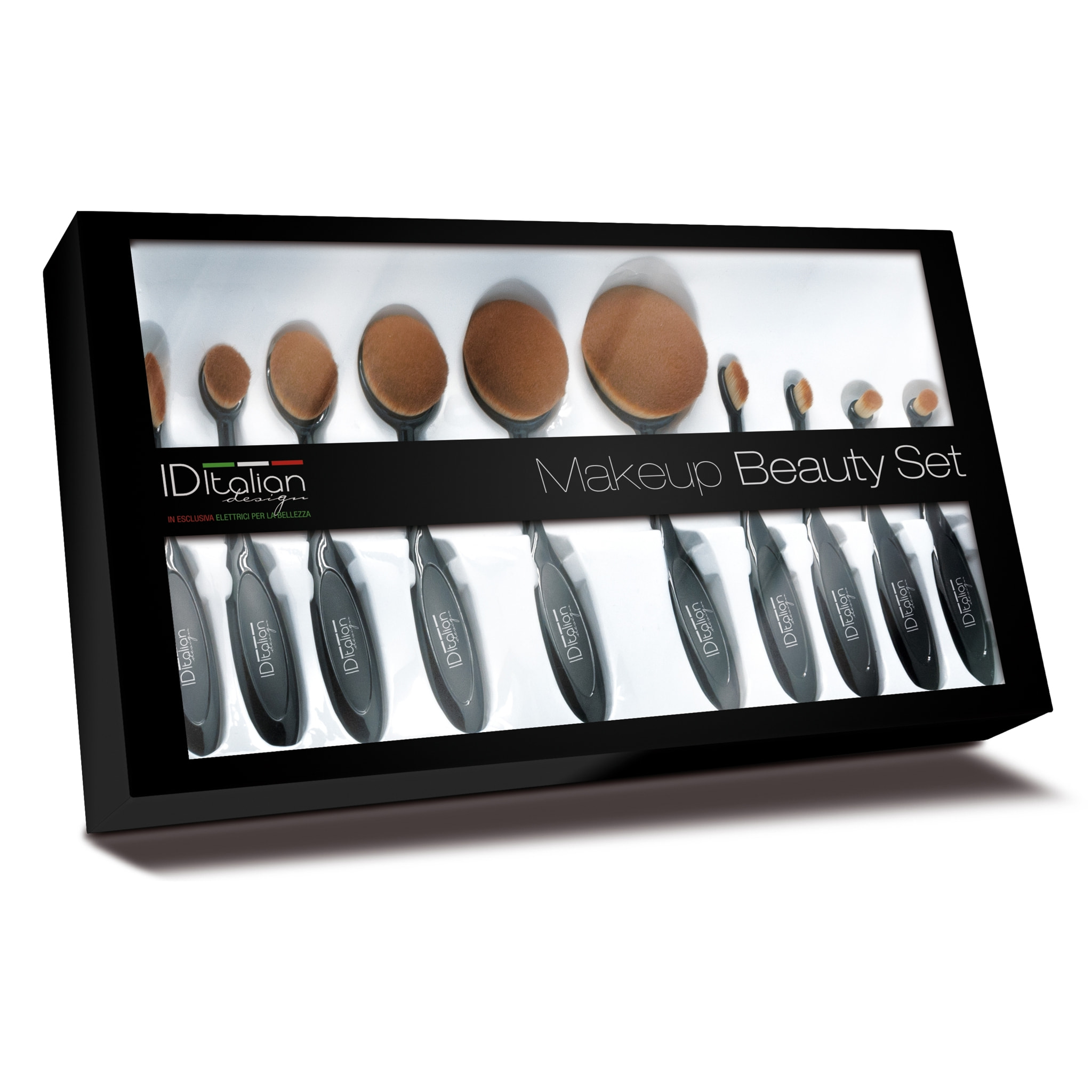 Set De 10 Brochas De Maquillaje