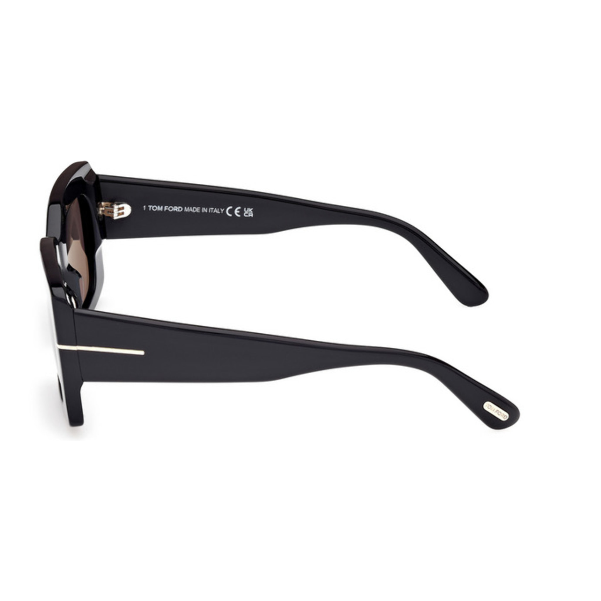 Tom Ford Elegantes gafas de sol rectangulares FT1188 brigitta