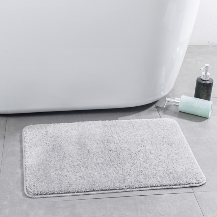 Vision 50x80 cm tapis de salle de bain en polyester, gris (SATDPREDSE)