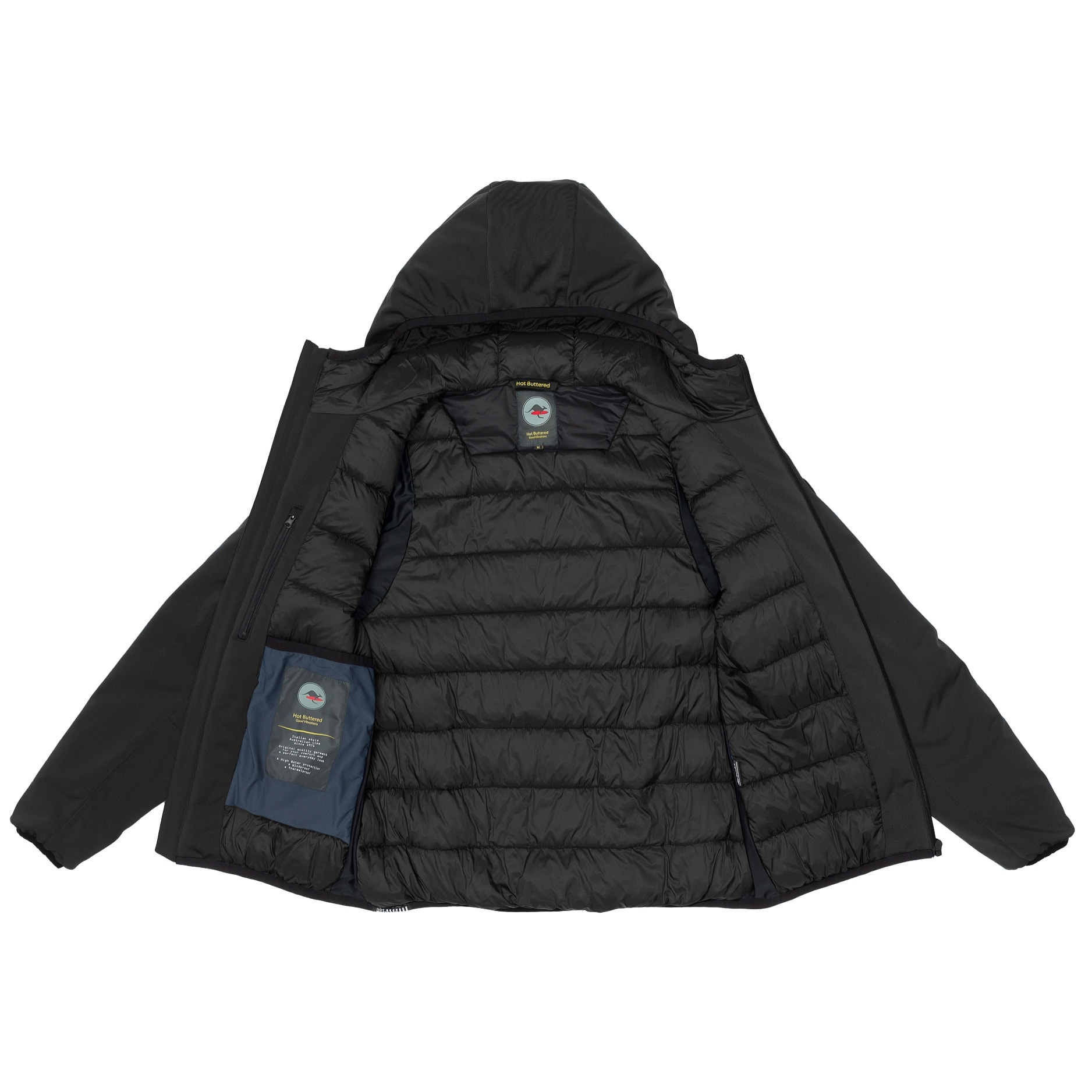 Giacca Hot Buttered termica impermeabile Andaz Nero