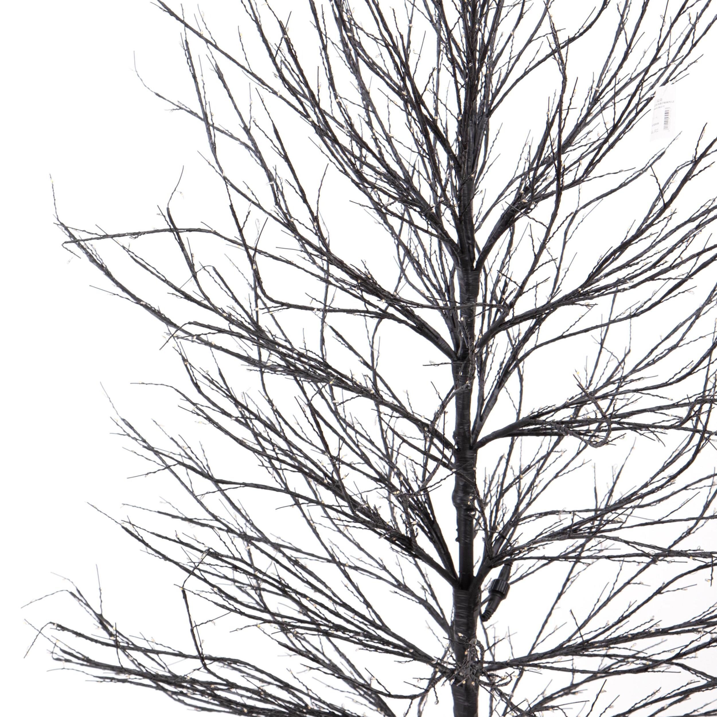 Albero con 1500 micro led da est. - Pezzi 1 - NERO - Bianchi Dino SpA