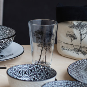 Lot de 6 verres, VILLA LES PINS