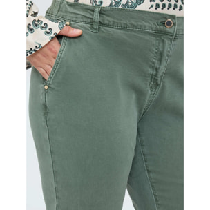 Fiorella Rubino - Pantalones Chino de algodón - Verde