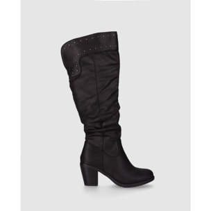 Botas - Negro - Tacón: 7 cm
