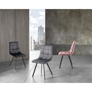 ORESTELUCHETTA set 4 sedie AMELIE BLACK