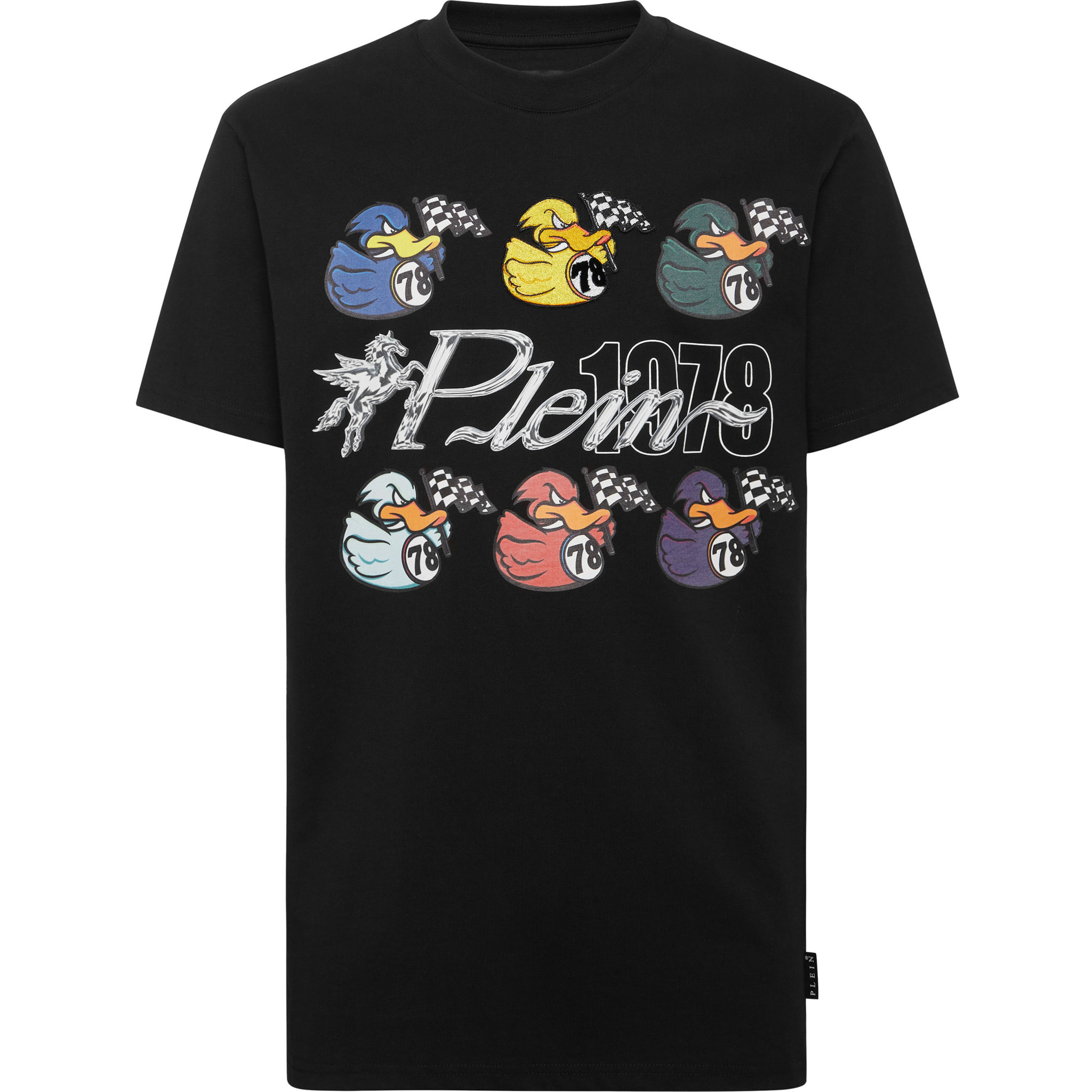PHILIPP PLEIN Camiseta de cuello redondo y manga corta DUCK