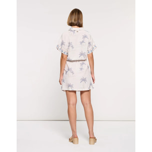 Vestido corto blanco - Jesain