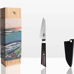 Couteau d'Office Bunka | Lame 90 mm | Acier Inoxydable | Lame Japonaise 440C