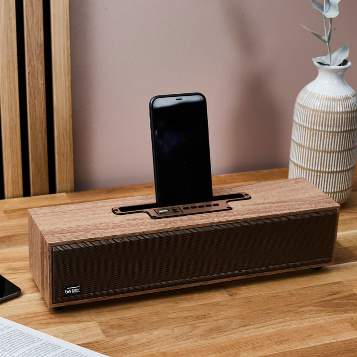 Enceinte Effet Bois 2x 5w