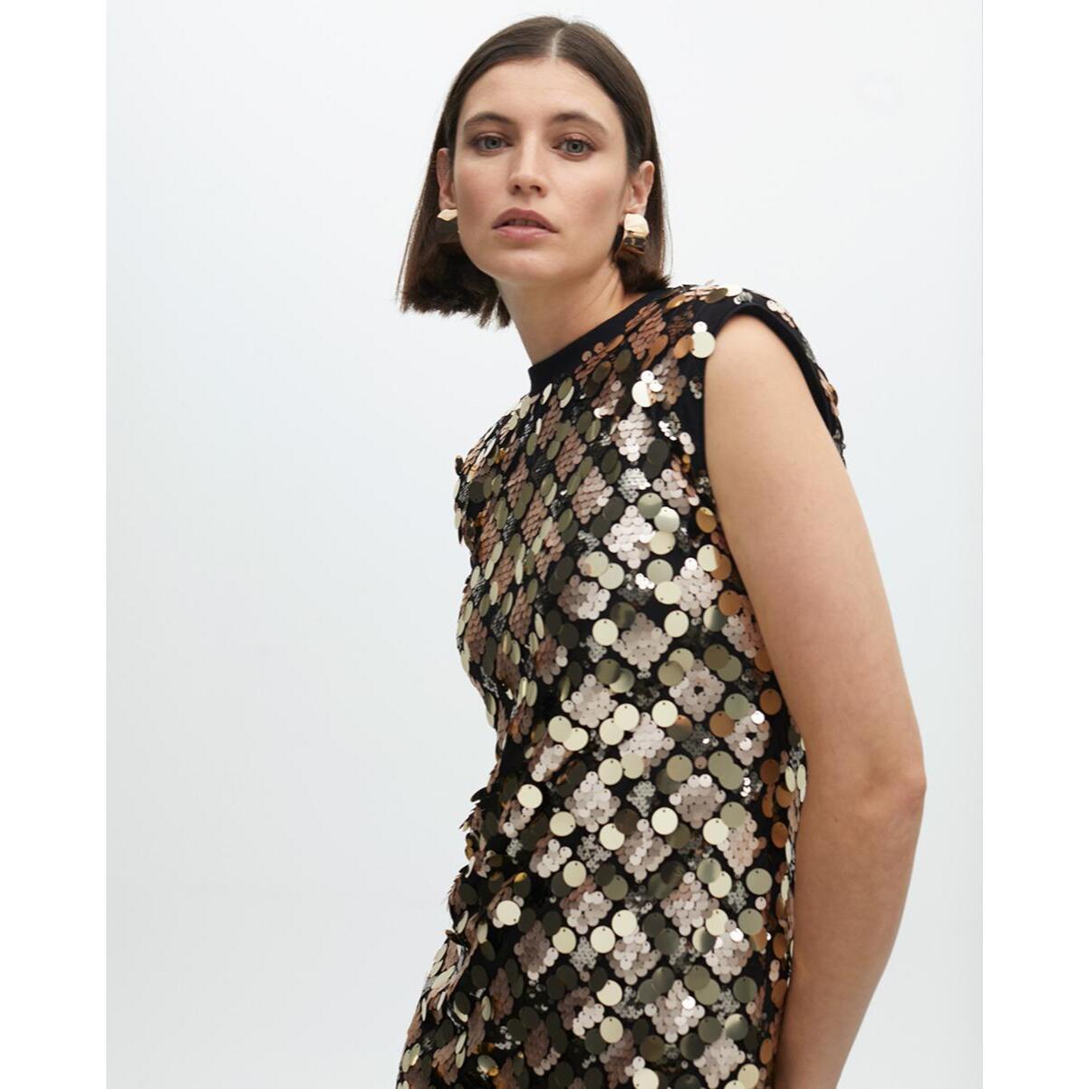 Abito Lungo di Paillettes