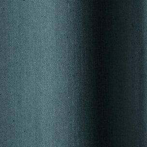 Rideau "Panama" bleu canard 140x260cm