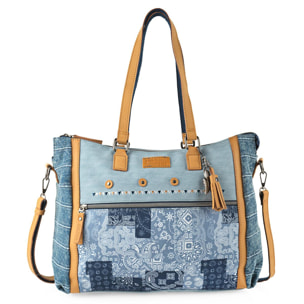 Bolso Shopper-Tote Lois Arcadia Azul