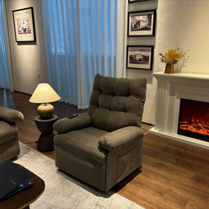 Sillón Relax Cosmo Lift Gris Tabaco