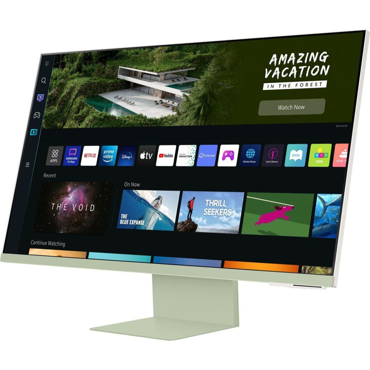 Ecran PC 4K SAMSUNG M8 32'' Vert LS32BM80GUUXEN