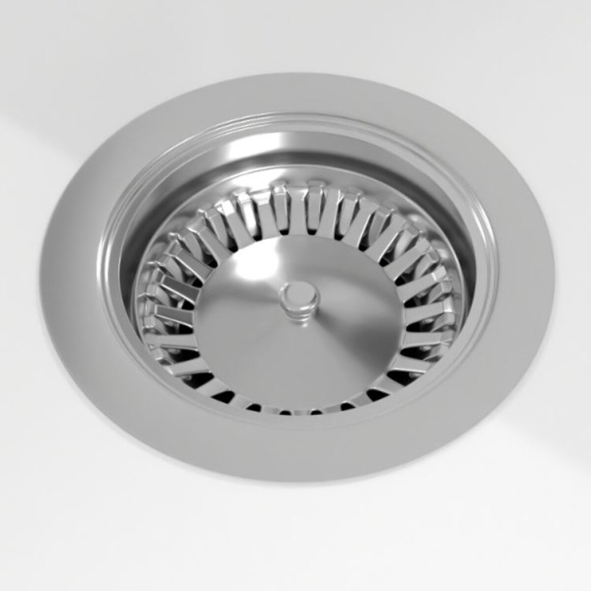 Evier 1 bac 100 x 51 cm Architectura 60 Blanc vidage automatique inclus