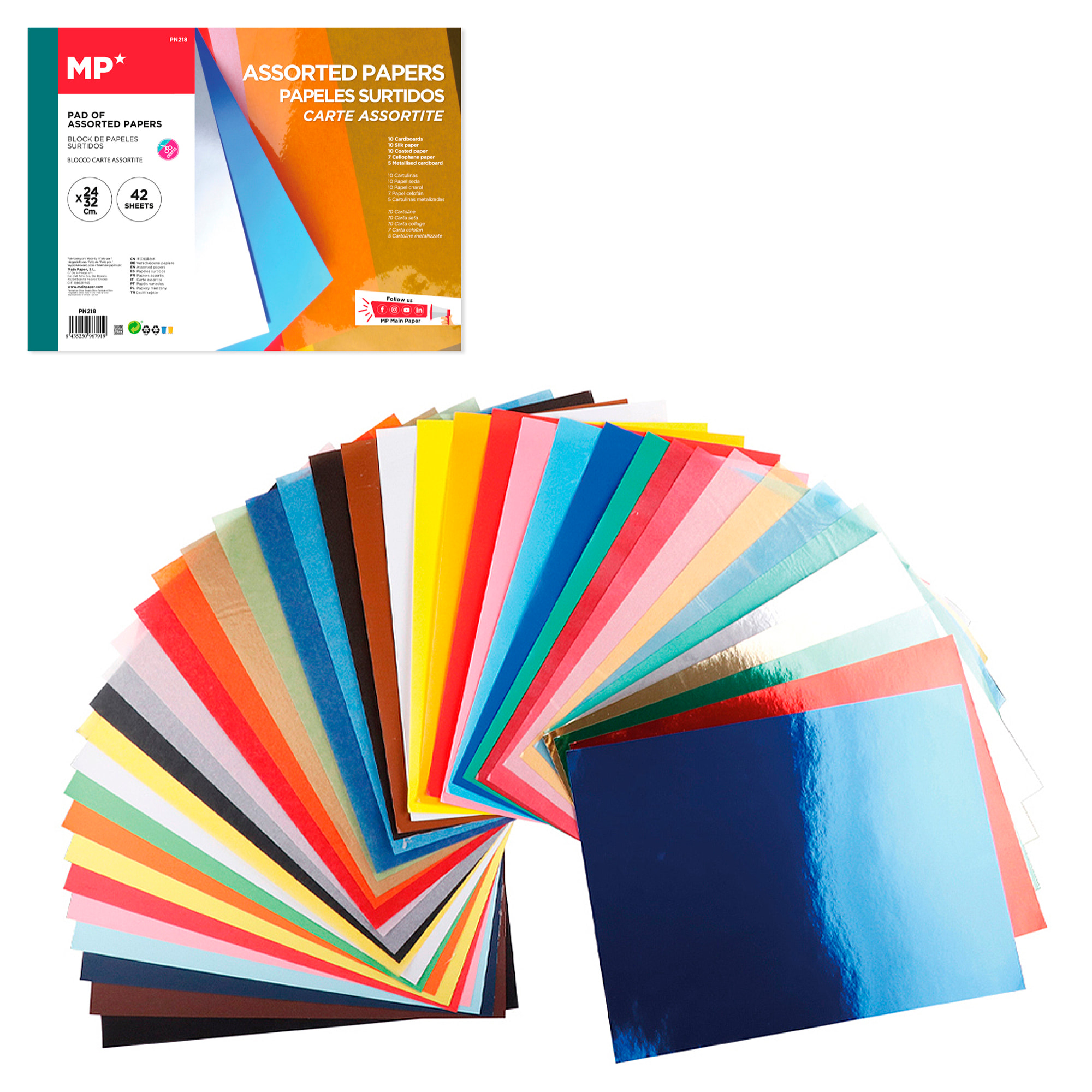 Carta ARTIGIANATO ASSORTITA 42 FOGLI