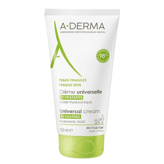 Crème Universelle - Hydratante à l'Acide Hyaluronique 150 ml