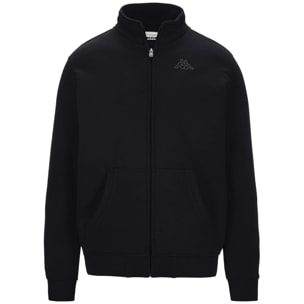 Kappa - Felpe Uomo Nero - Logo Korpo Zentil