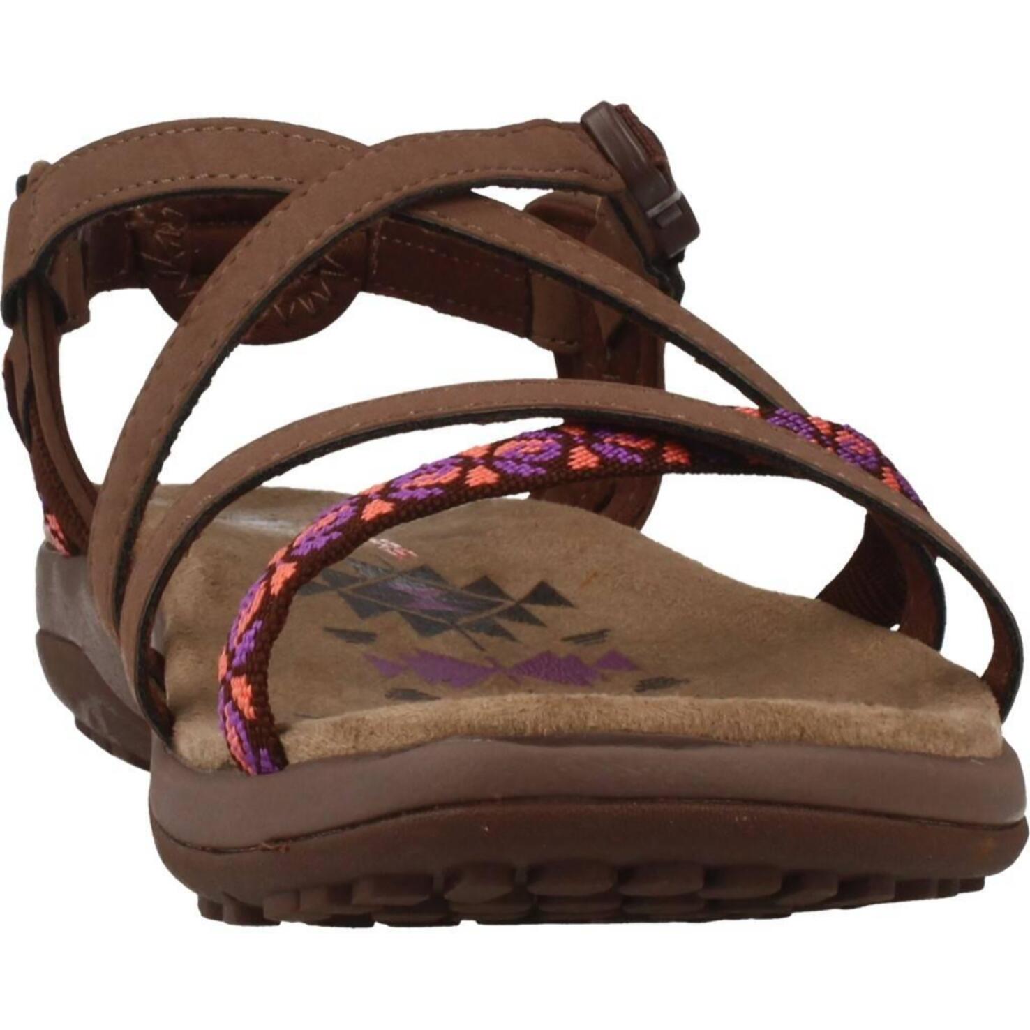 Sandalias Mujer Reggae Slim Vacay Marron