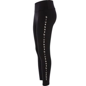 Mallas slim de cintura alta para mujer BLUEBALL Duna - Negro